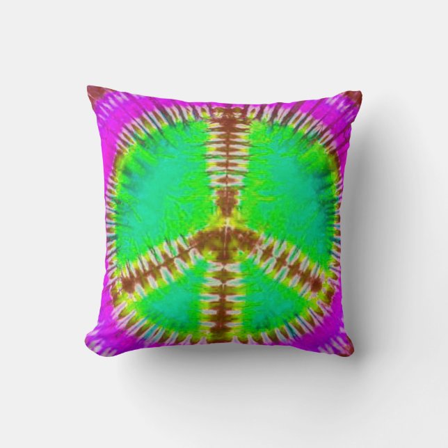 Peace Throw Pillow (Front)