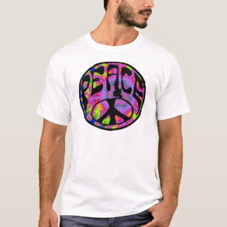 Peace - Tie Dyed Background T-Shirt