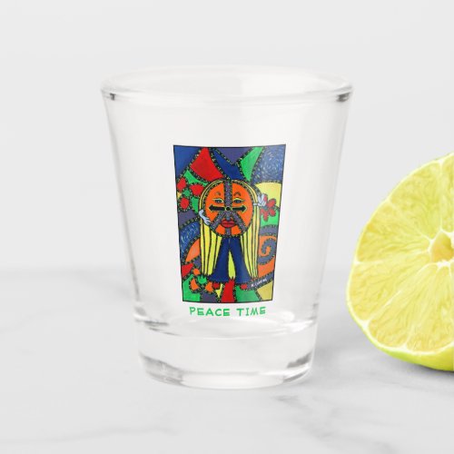 Peace Time Shot Glass