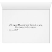 Peace to this place cards (Inside Horizontal (Bottom))