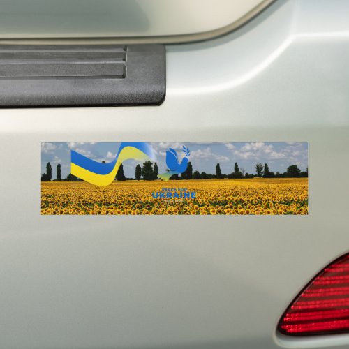 Peace to Ukraine Stop the war  Bumper Sticker