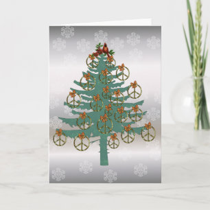 Peace Tree Holiday Card