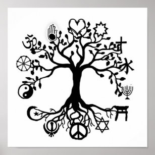 Peace Tree Poster