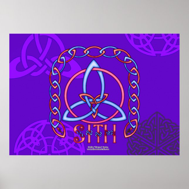 Peace Triquetra Poster (Front)