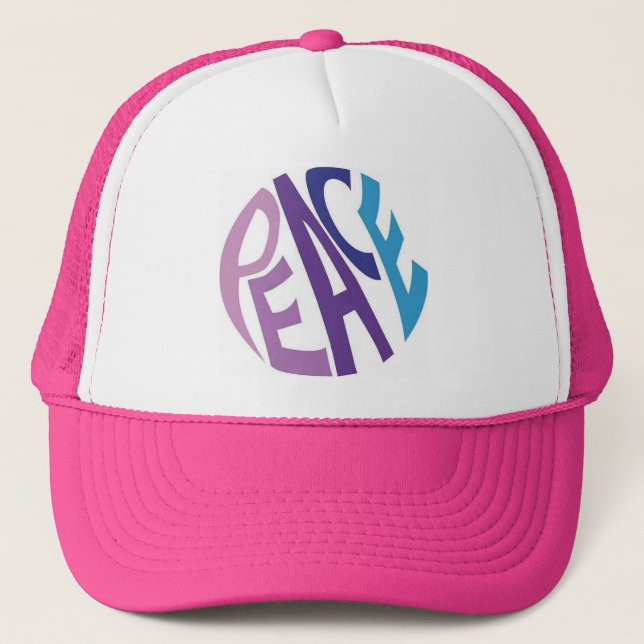 PEACE TRUCKER HAT (Front)