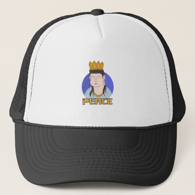 Peace Trucker Hat (Front)