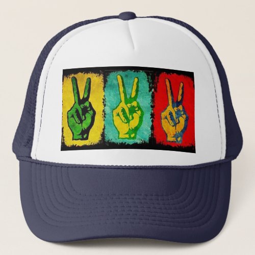 Peace Trucker Hat