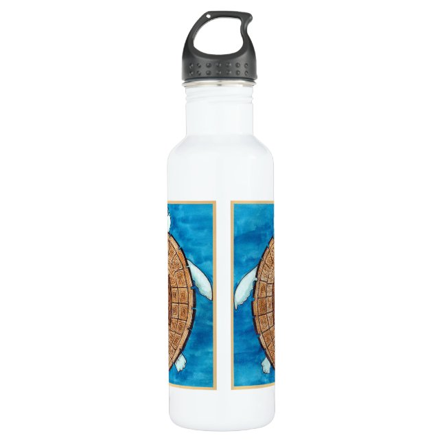 Peace Turt Water Bottle (Front)