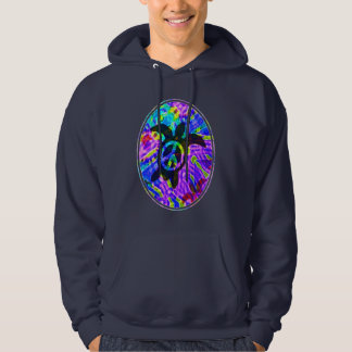 Peace Turtle Dark Hoodies