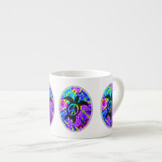 Peace Turtle Espresso Mug