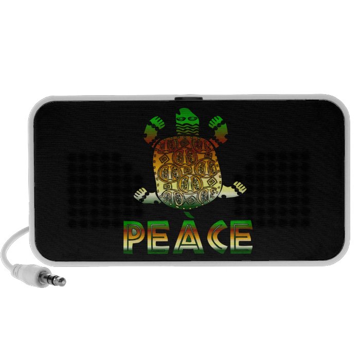 Peace Turtle Laptop Speakers