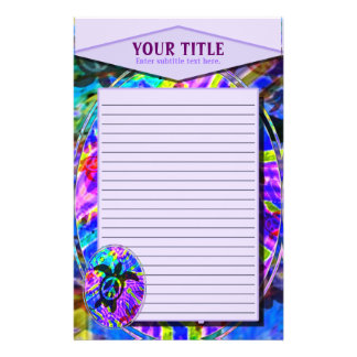 Peace Turtle Lined Stationery