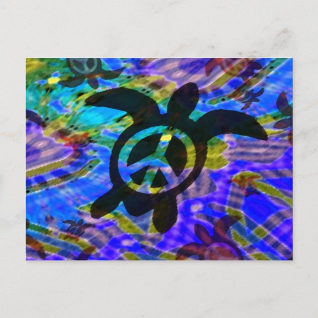 Peace Turtle Notes Card (Front)