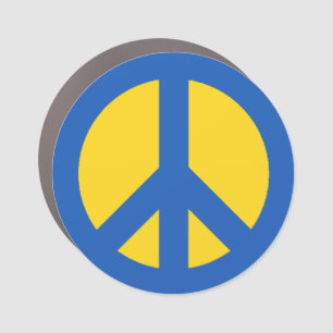 Peace Ukraine Car Magnet