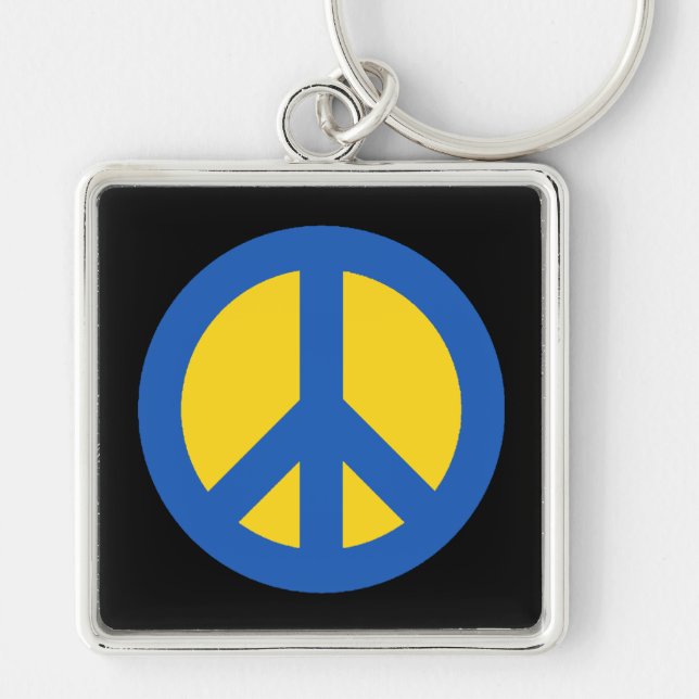 Peace Ukraine Keychain (Front)