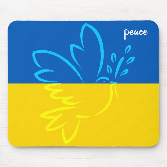 Peace - Ukraine Mouse Pad (Front)