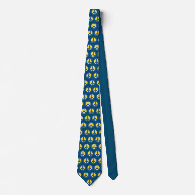 Peace Ukraine Neck Tie (Front)
