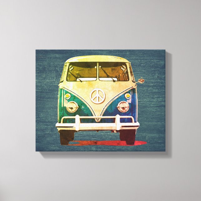 Peace Van Canvas Print (Front)