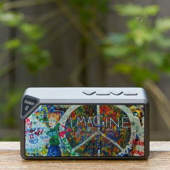 Peace Wall Art  Bluetooth Speaker by FairyWoods at Zazzle