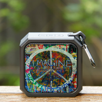 Peace Wall Art  Bluetooth Speaker by FairyWoods at Zazzle