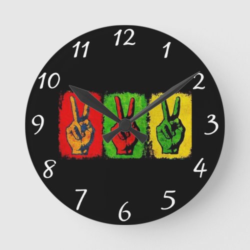 Peace Wall Clock