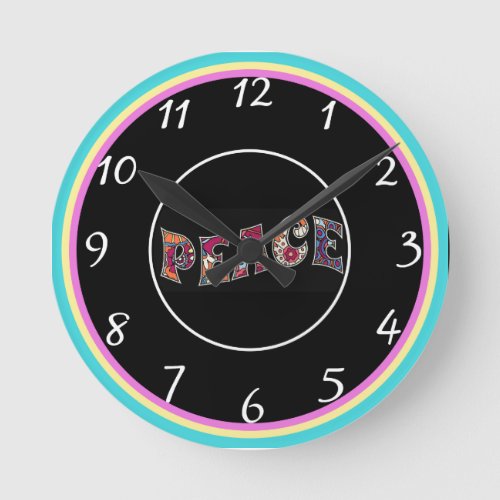 Peace Wall Clock