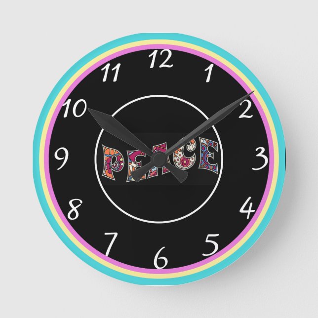 Peace Wall Clock (Front)