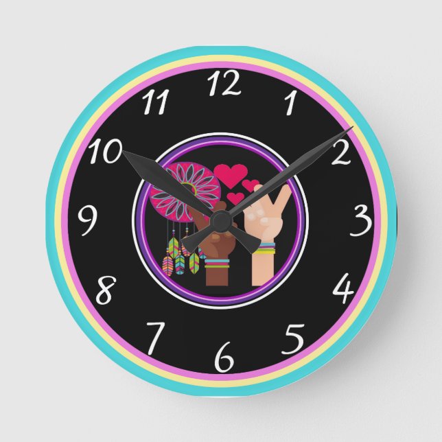 Peace Wall Clock (Front)