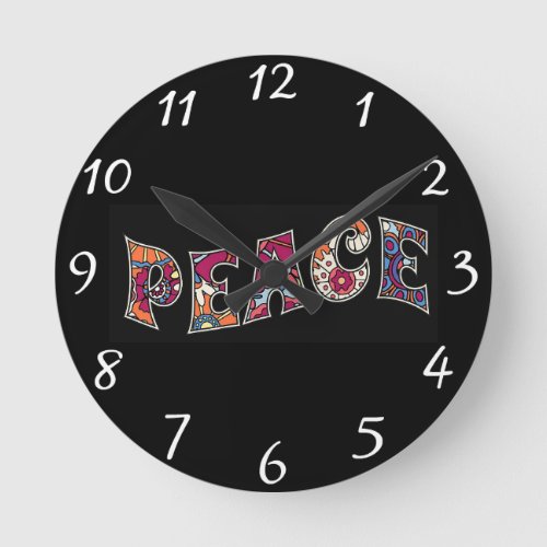 Peace Wall Clock