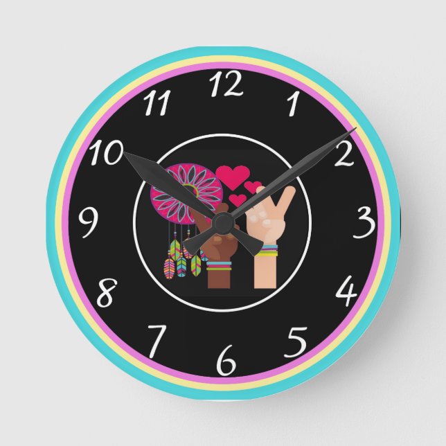 Peace Wall Clock (Front)