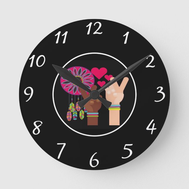 Peace Wall Clock (Front)