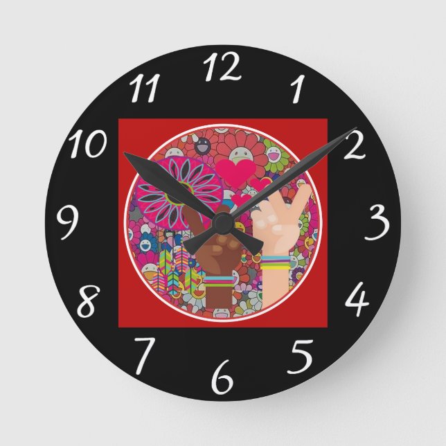 Peace Wall Clock (Front)