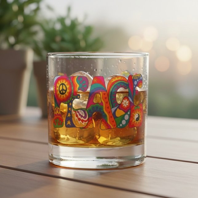 Peace Whiskey Glass (Creator Uploaded)