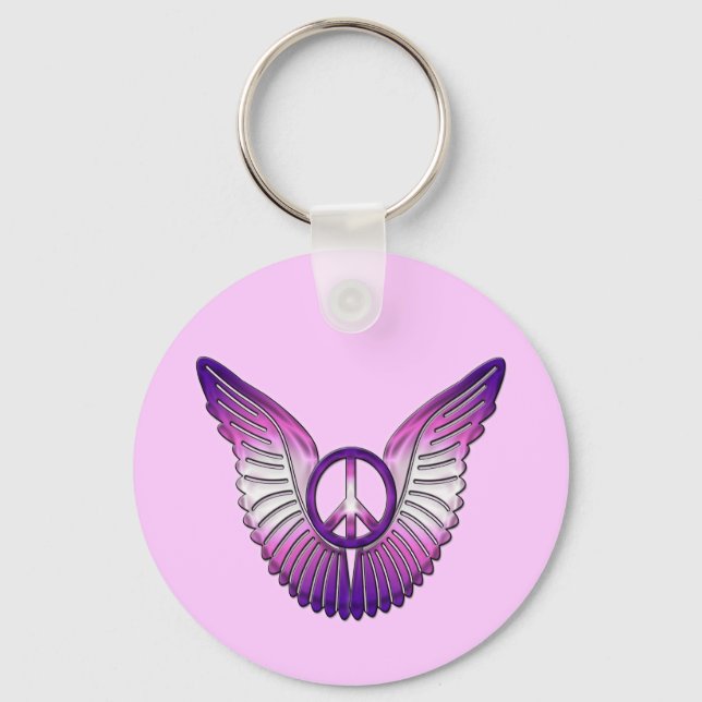 PEACE WINGS KEYCHAIN (Front)