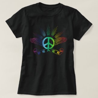 Peace Wings Rainbow T-Shirt
