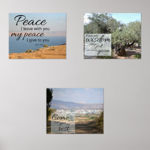 Peace, Wisdom, and Rest Print Set