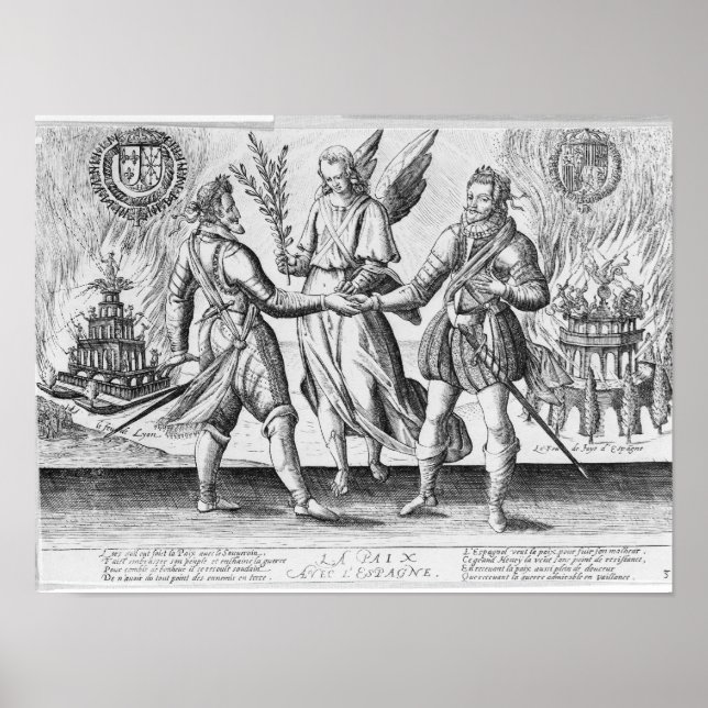 Peace with Spain Poster (Front)