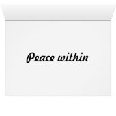 peace within cards (Inside Horizontal (Bottom))