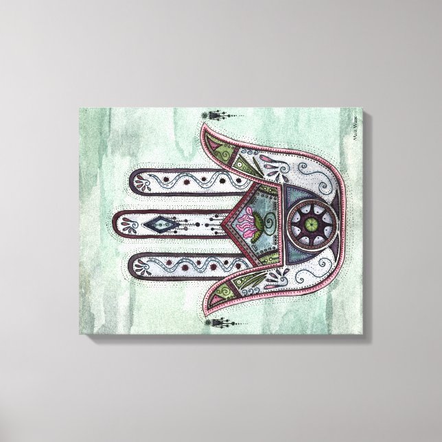 Peace Within Our Hands Canvas Print (Front)