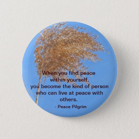 Peace Within Yourself Button