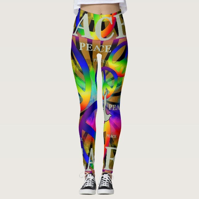 Peace Women's Leggings (Front)