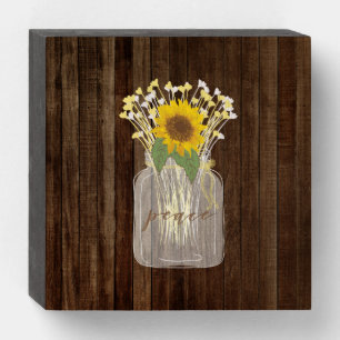 PEACE WOODEN BOX SIGN