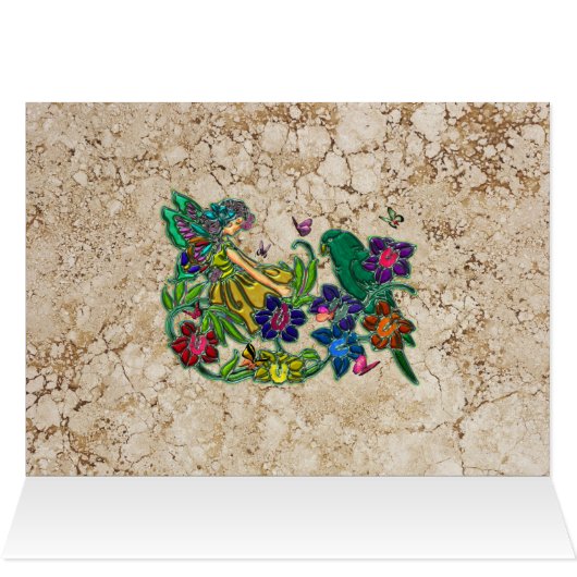 Peace Word Art Birds and Butterflies (Inside Horizontal (Top))