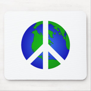 Peace World Peace Mouse Pad