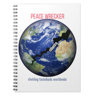 Peace Wrecker – Dividing Tastebuds Worldwide Notebook