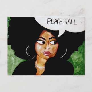Peace Yall Postcard