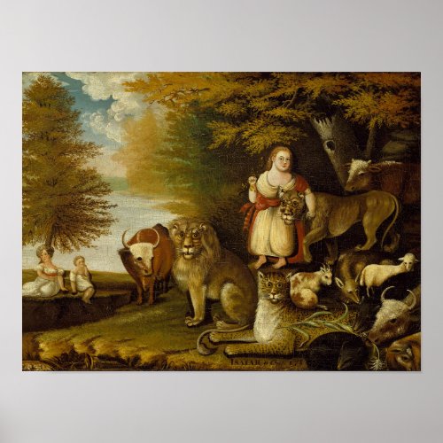 Peaceable Kingdom  1830_32 Poster