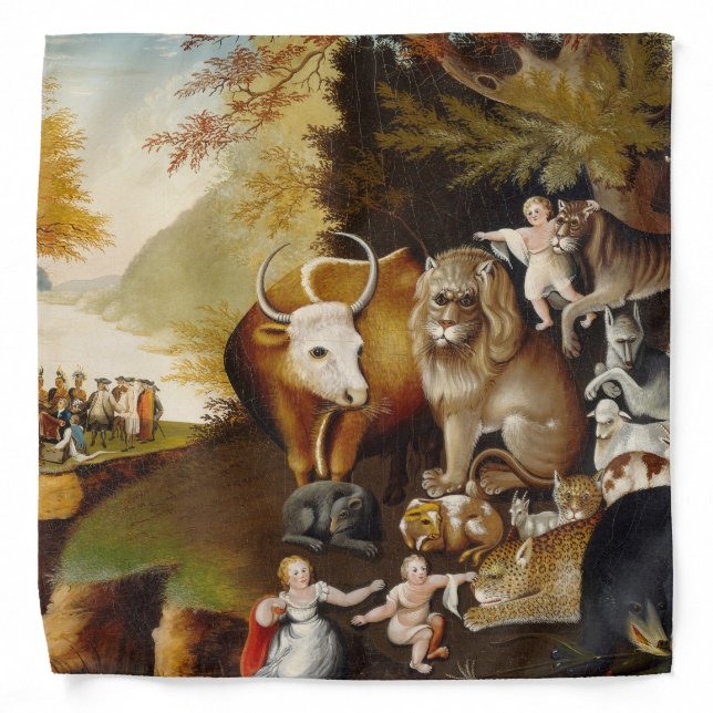 Peaceable Kingdom Animal Hicks Classic Bandana (Front)