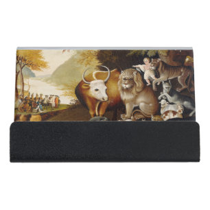 Peaceable Kingdom Animal Hicks Classic Desk Business Card Holder