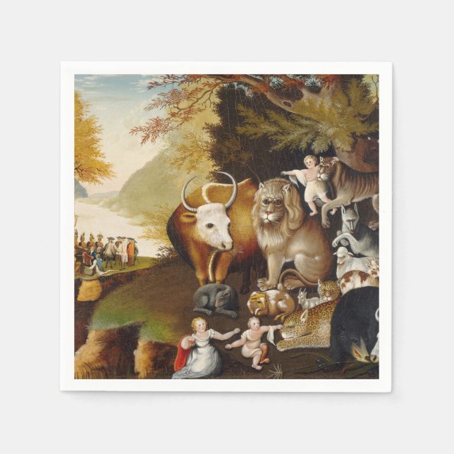 Peaceable Kingdom Animal Hicks Classic Paper Napkins (Front)